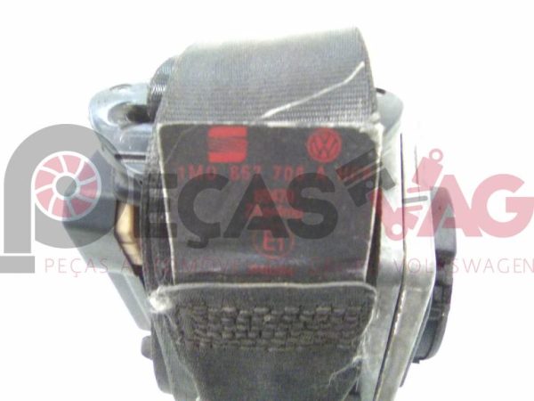 Cinto frente direito SEAT LEON (1M1) 2003 1M0857706A preto - Image 3