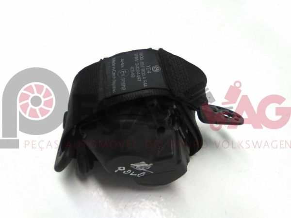 Cinto trás esquerdo VW POLO (9N_) 2005 6Q0857805A preto