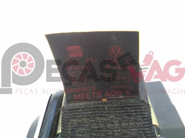 Cinto frente direito SEAT IBIZA II (6K1) 2000 6K3857706D preto - Image 3