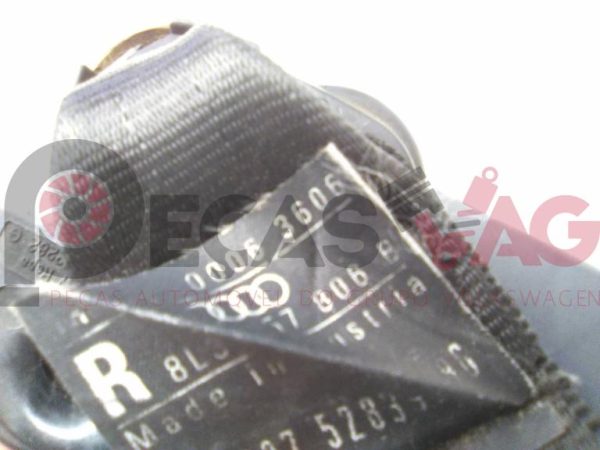 Cinto trás direito AUDI A3 (8L1) 2001 8L3857806B preto - Image 3