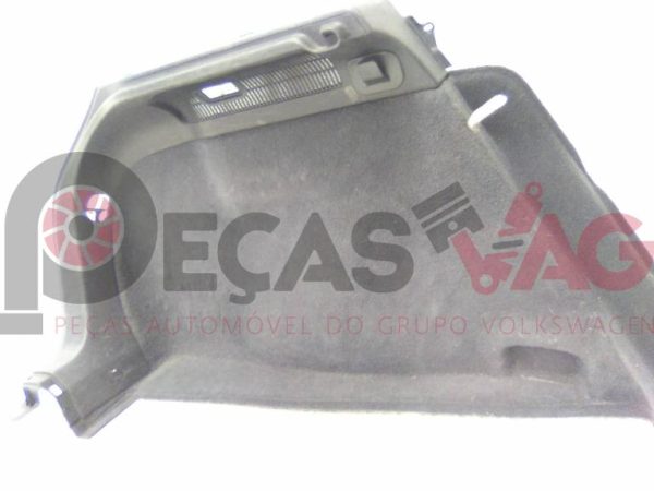 Forra Lateral da mala esquerda AUDI A3 Sportback (8PA) 2006 8P4863879L preto