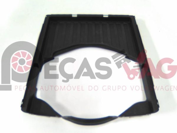 Forra inferior da mala AUDI A4 Avant (8ED, B7) 8E9864106C preto